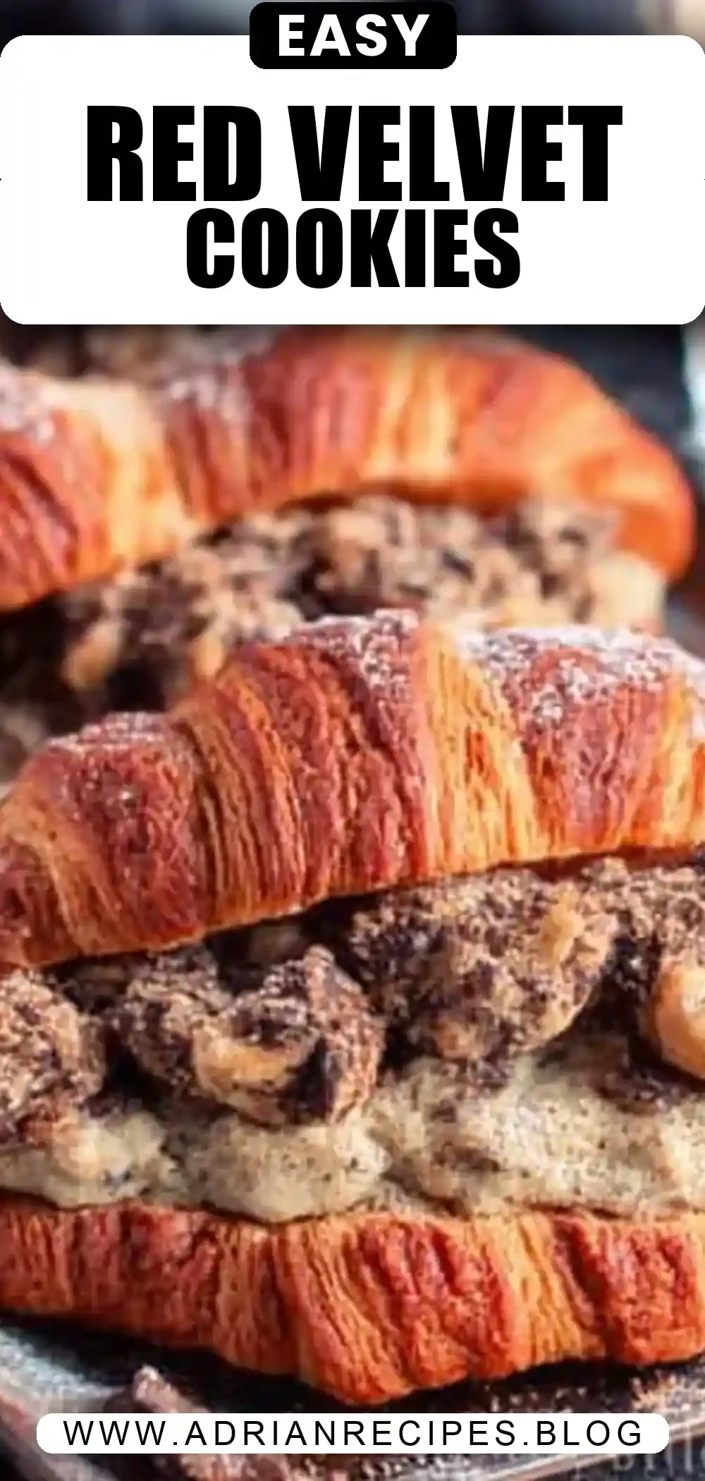 Red Velvet Cake Mix Cookies