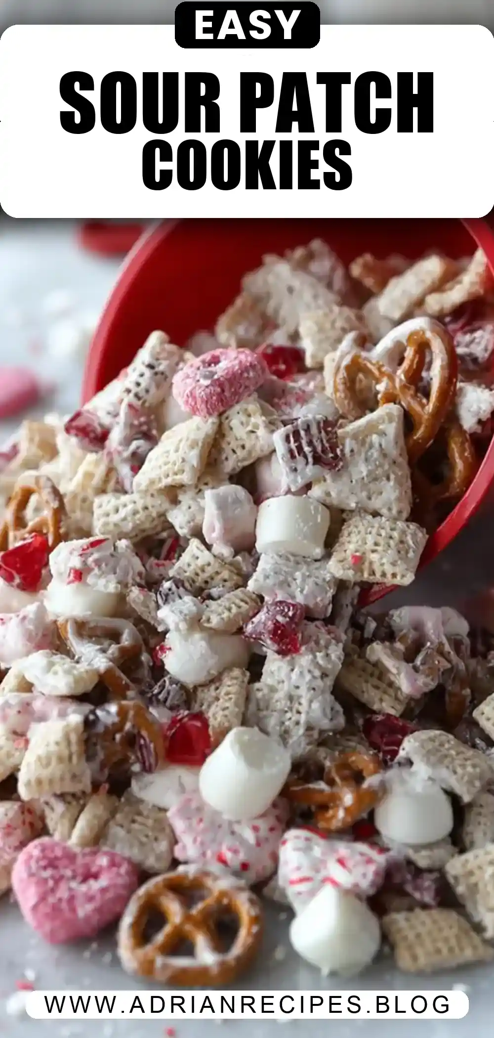 Sour Patch Kids Valentine’s Day Cookies