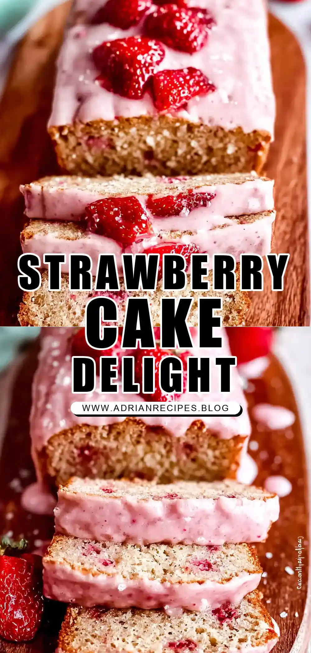 Strawberry Loaf Cake