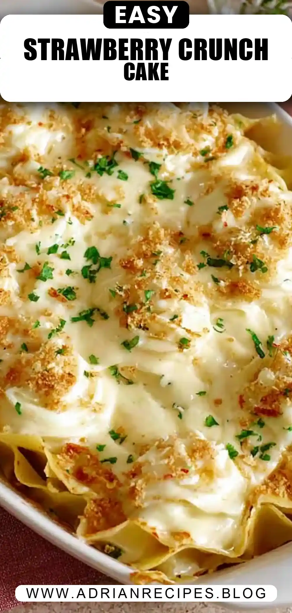 Strawberry Crunch Cake Recipe