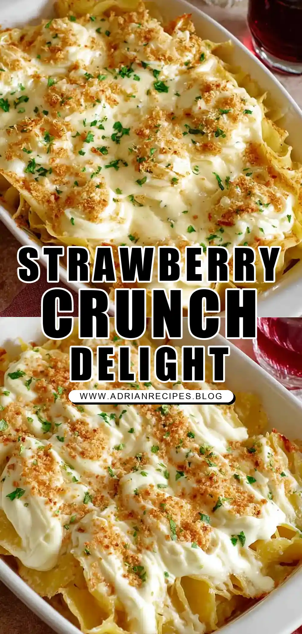 Strawberry Crunch Cake Recipe