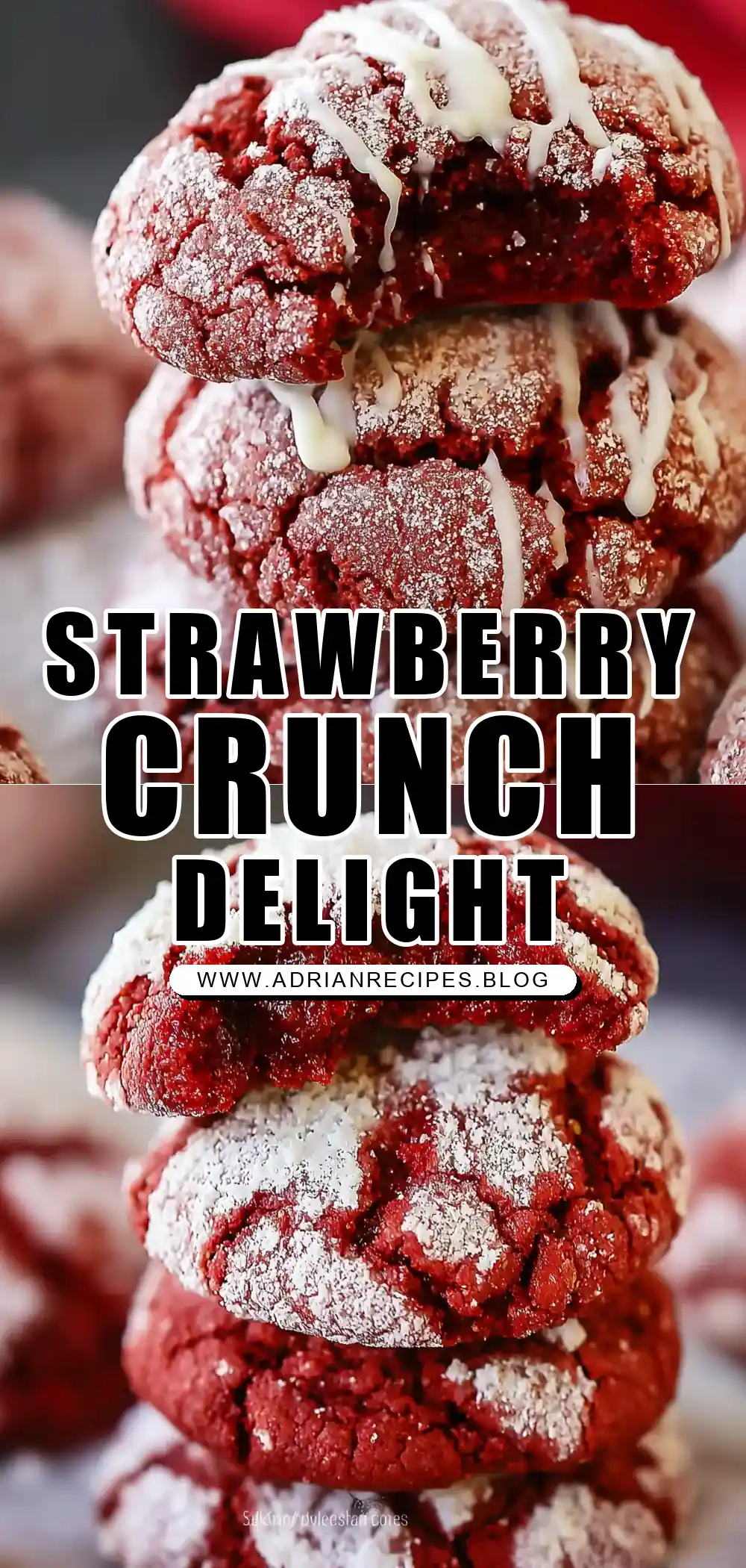 Strawberry Crunch Cookies