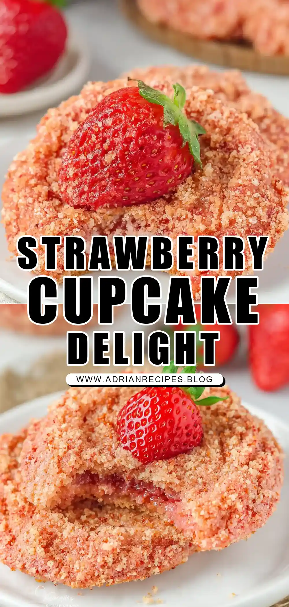 Fresh Strawberry Cupcakes