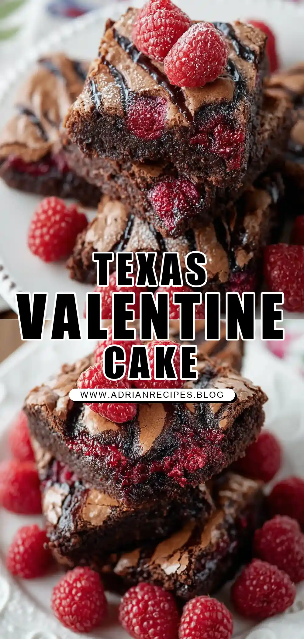 White Texas Sheet Cake for Valentine’s Day