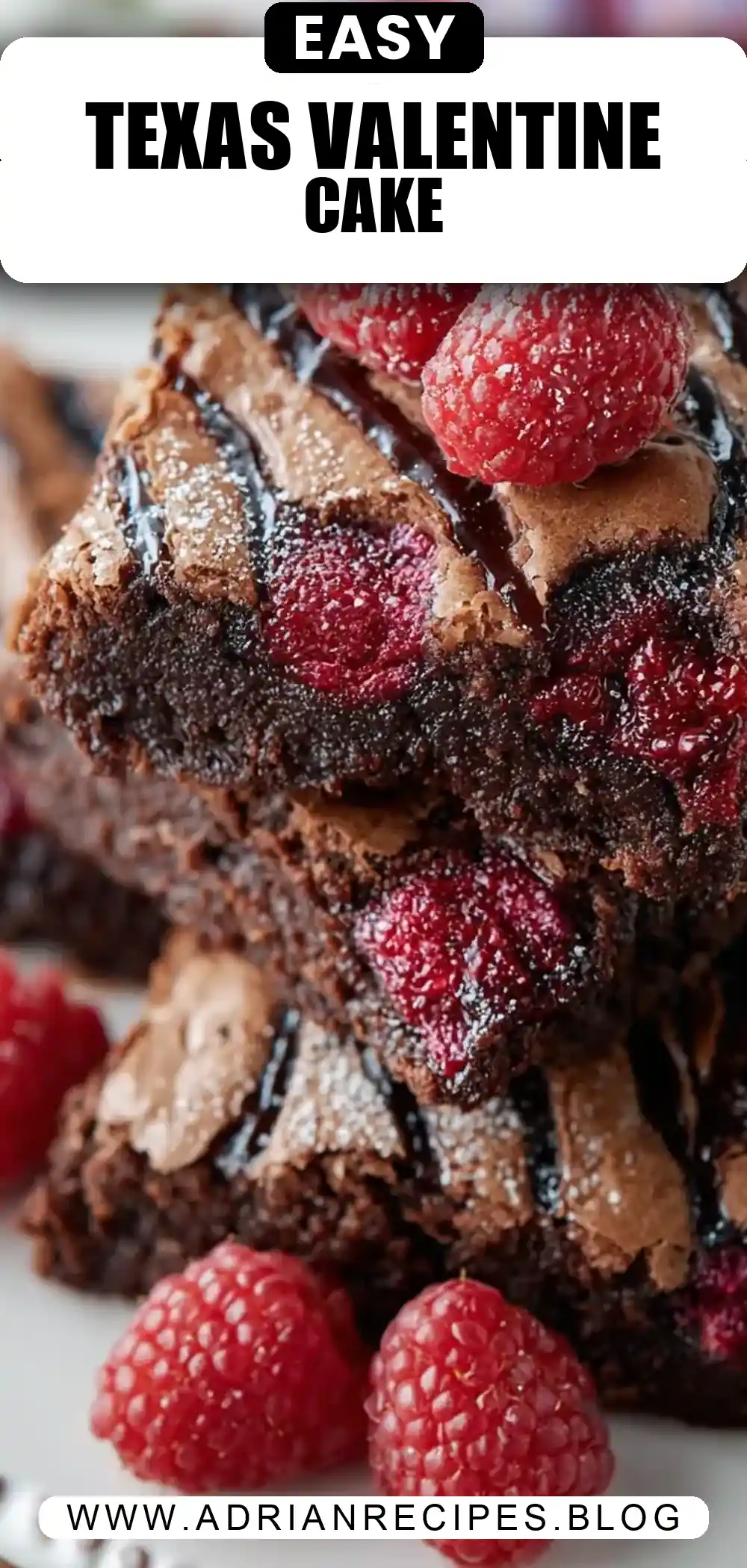 White Texas Sheet Cake for Valentine’s Day