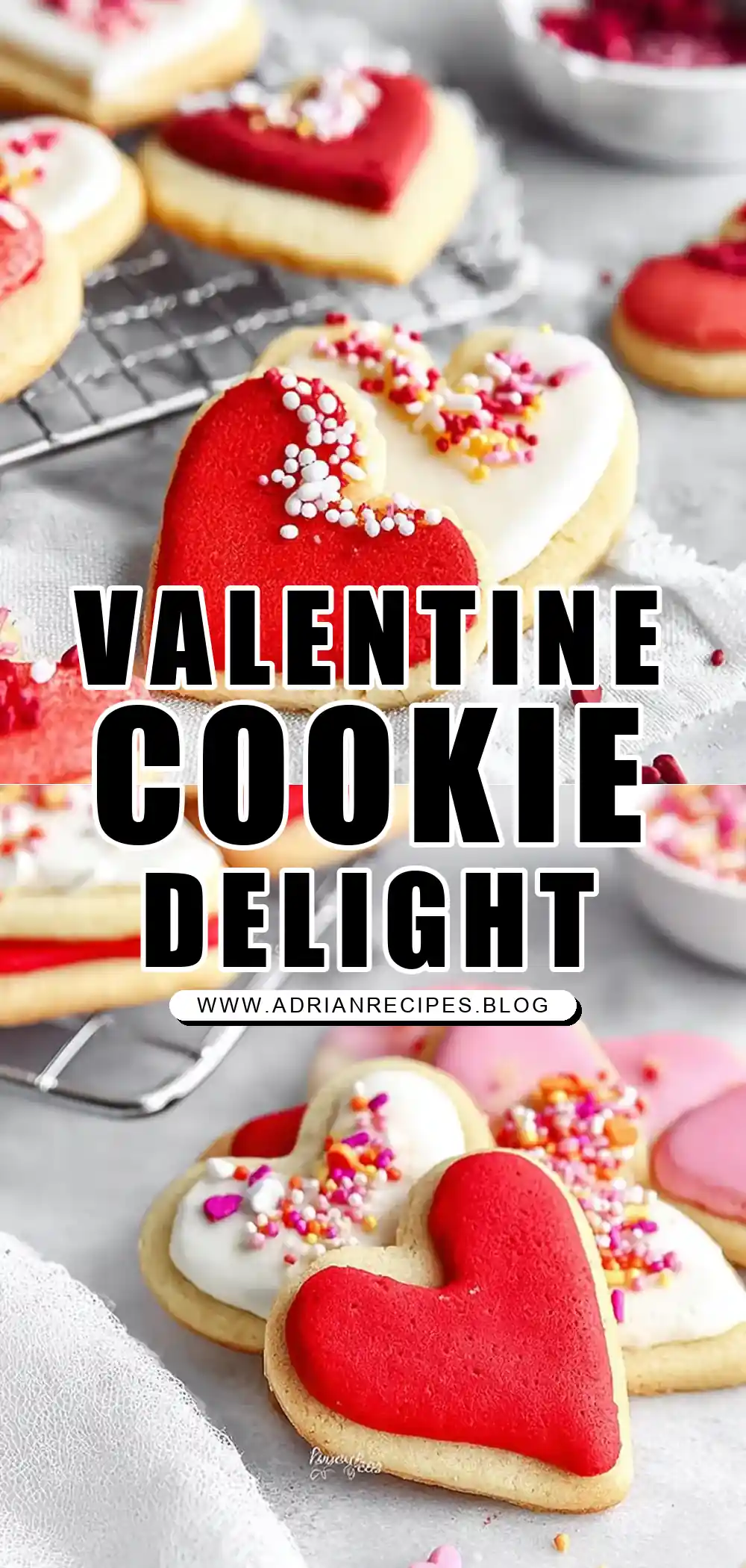 Valentine Shortbread Cookies