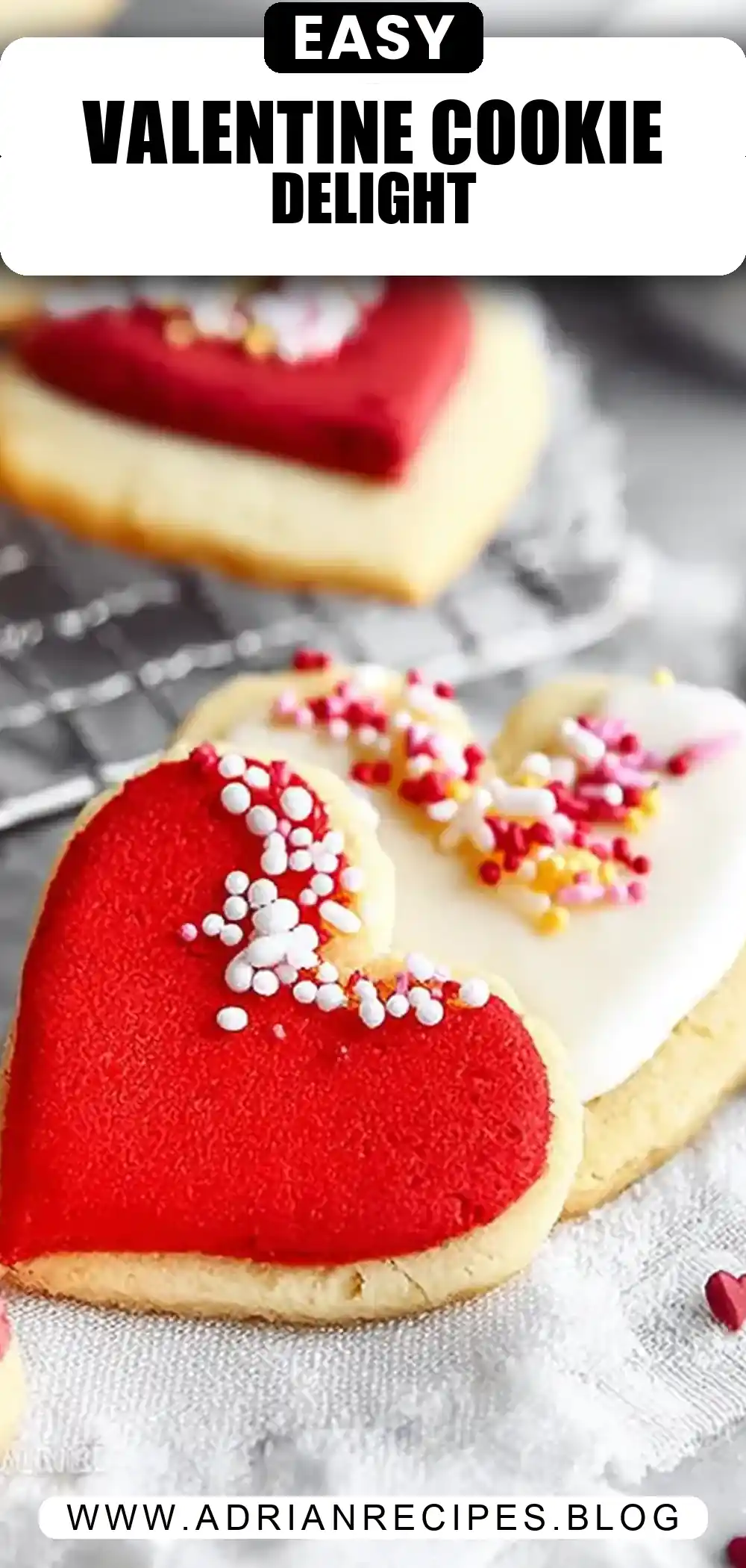 Valentine Shortbread Cookies