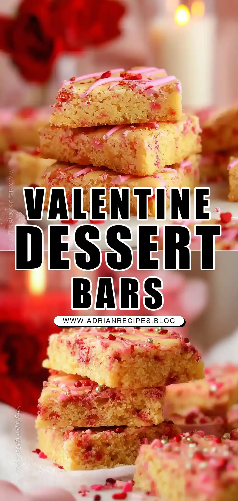 Valentine Cake Mix Bars