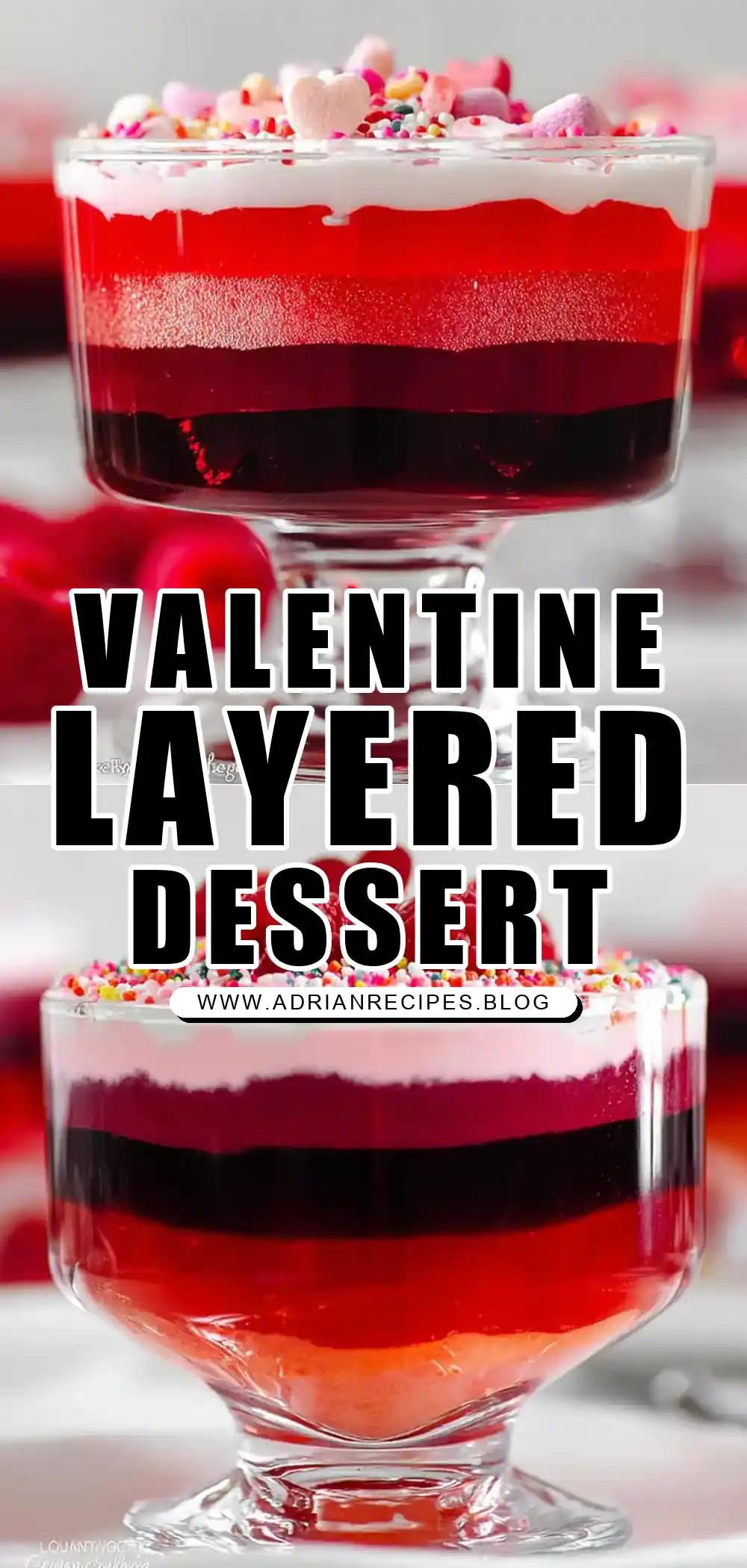Valentine Layered Jello Recipe