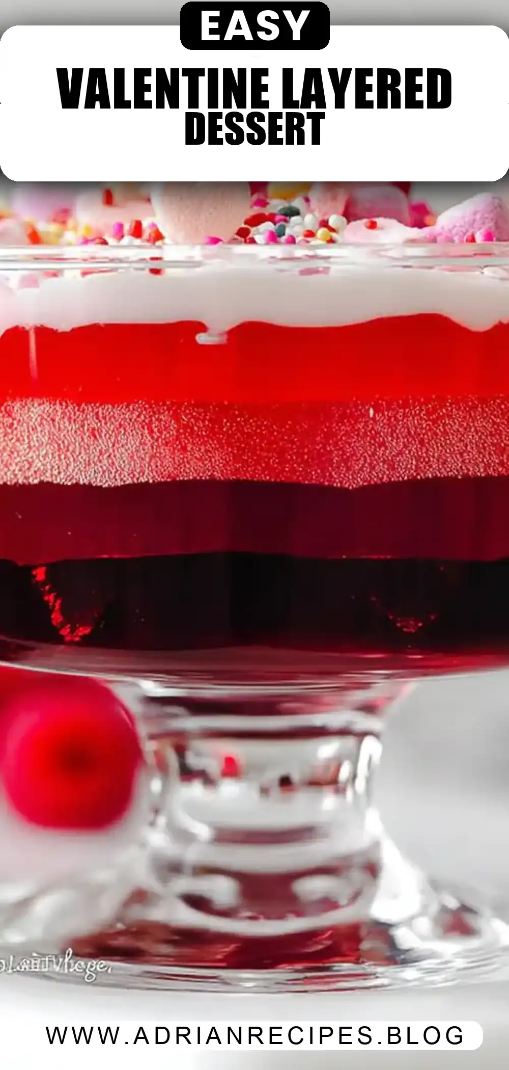 Valentine Layered Jello Recipe