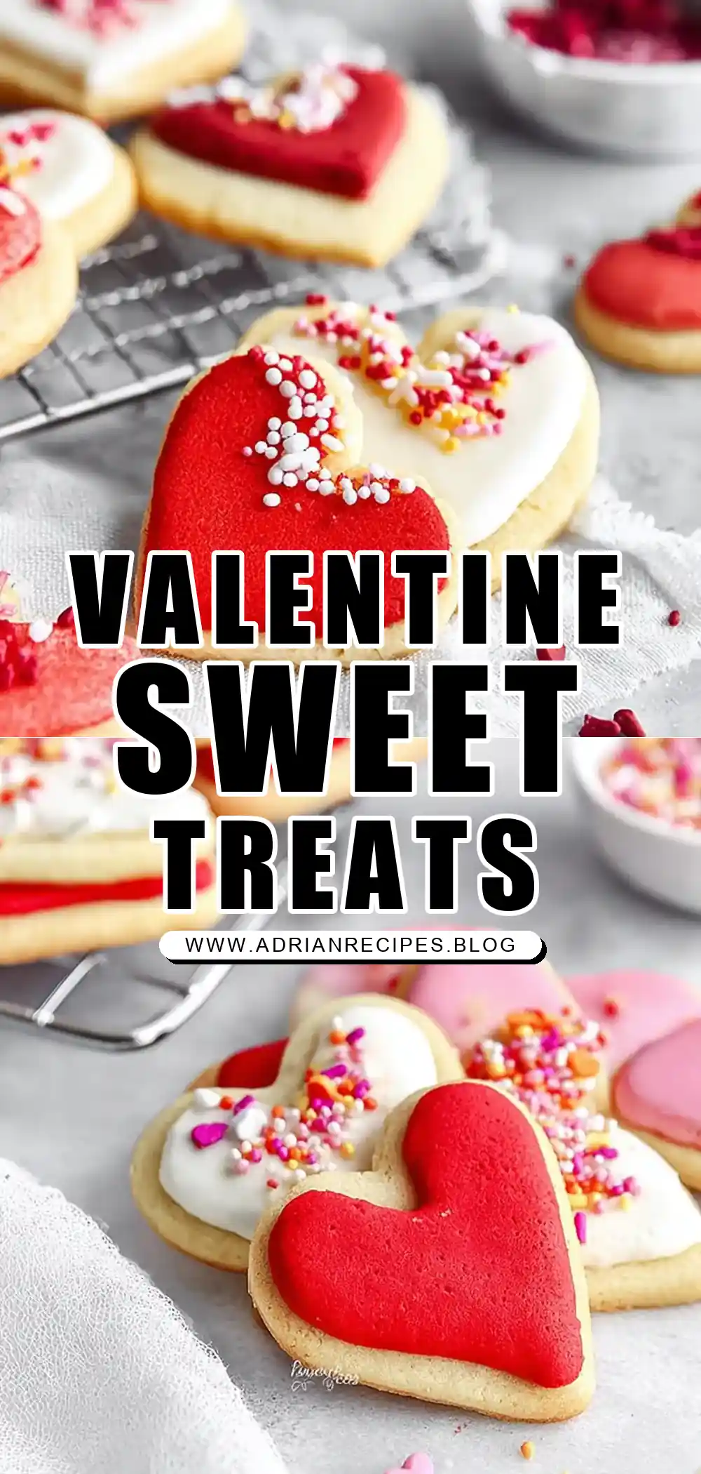 Valentine Shortbread Cookies