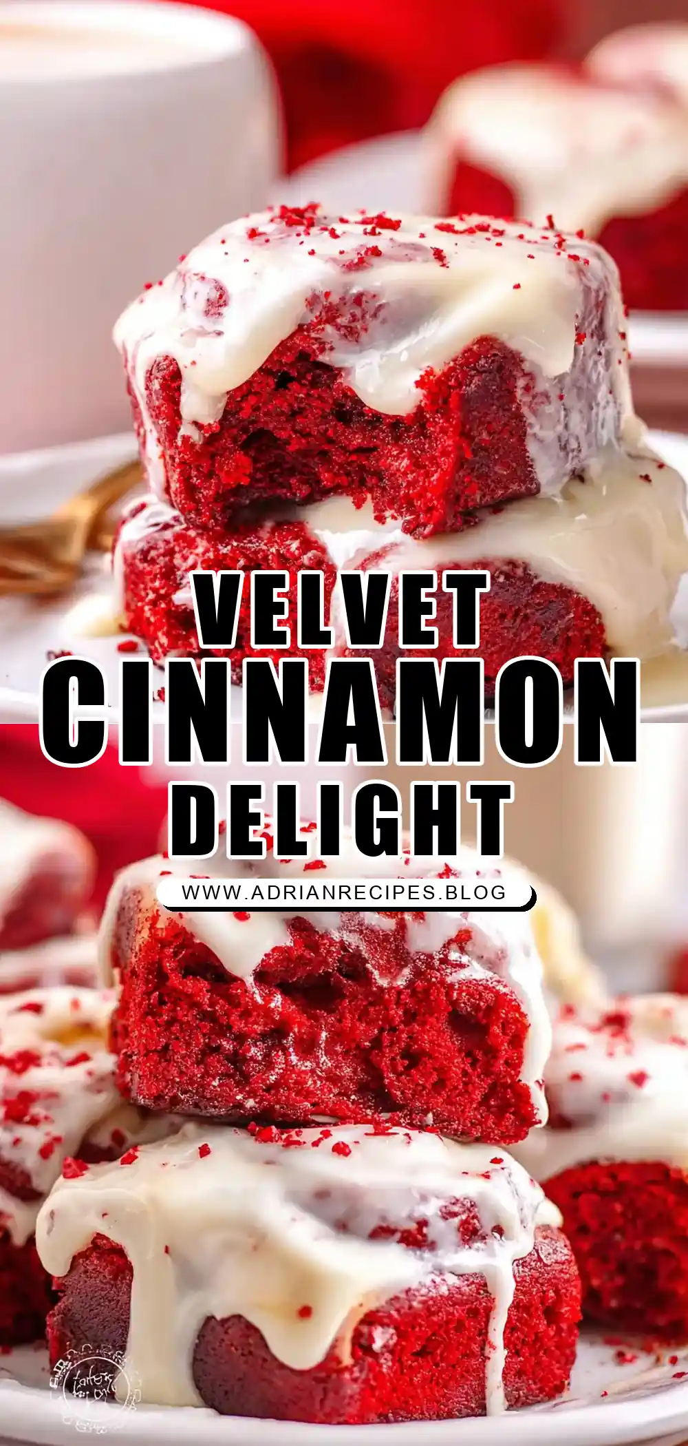 Red Velvet Cinnamon Rolls