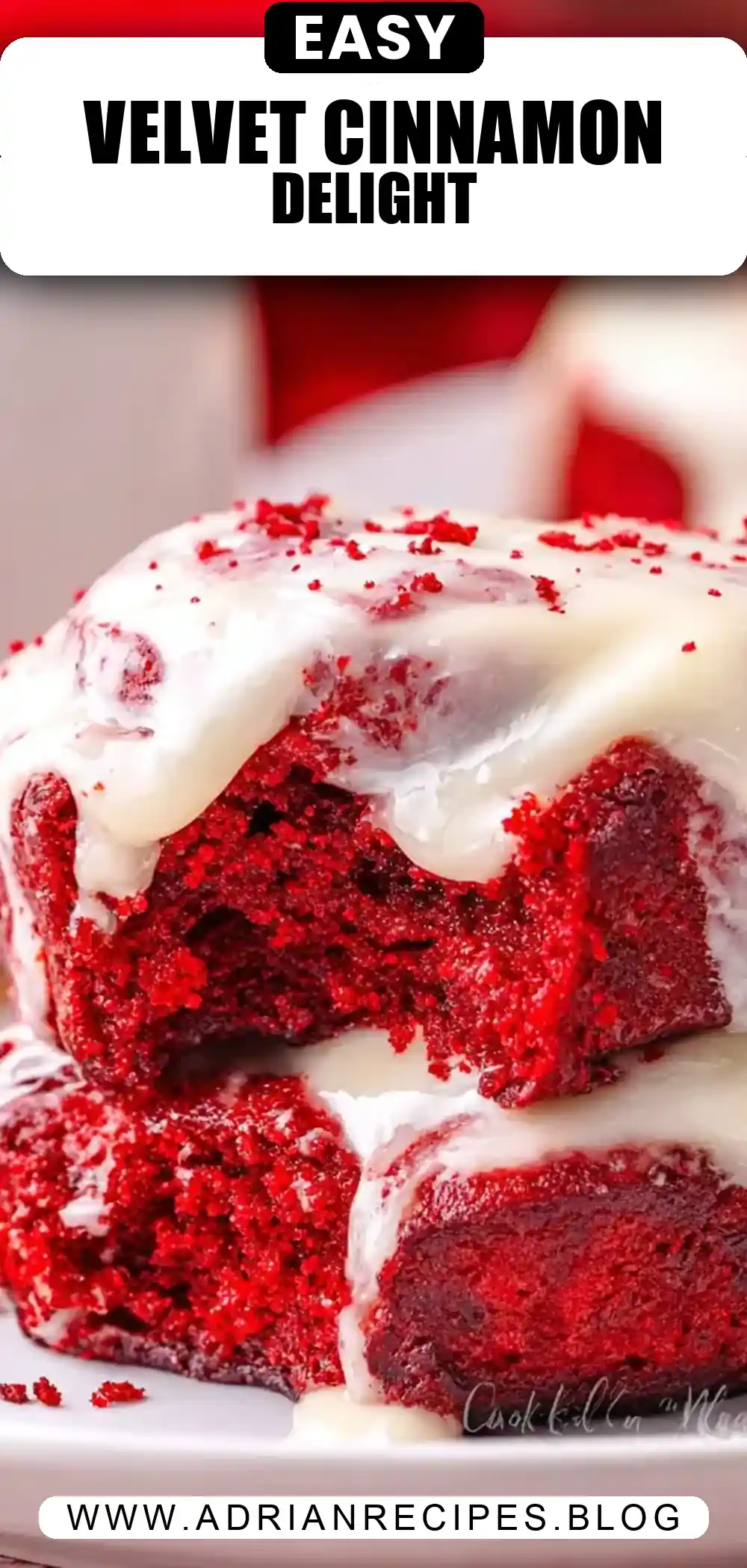 Red Velvet Cinnamon Rolls