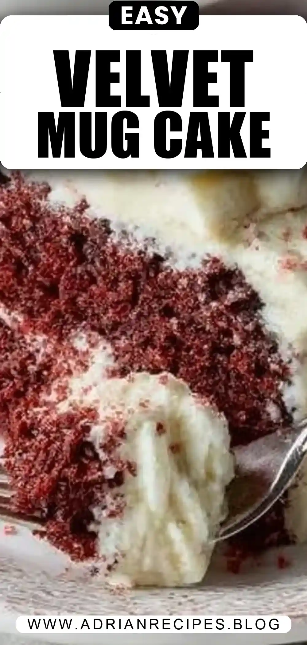 Red Velvet Couple’s Mug Cake