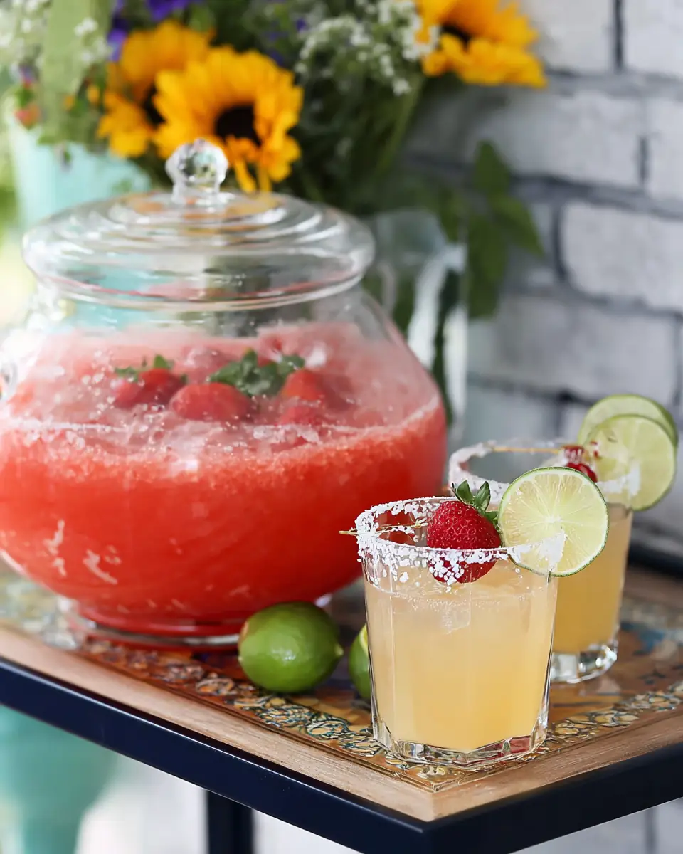 A delicious plate of Margarita Punch