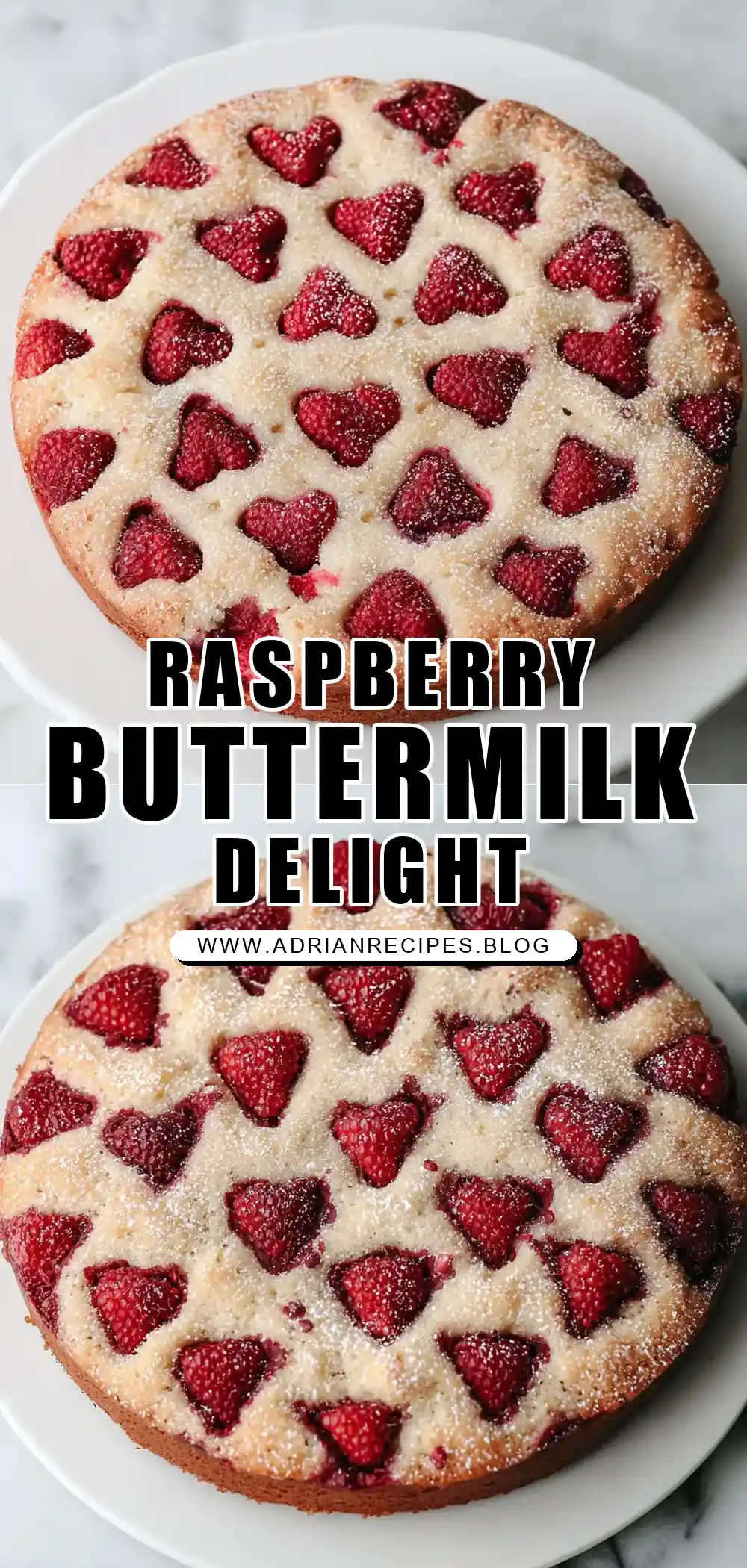 Raspberry Buttermilk Cake