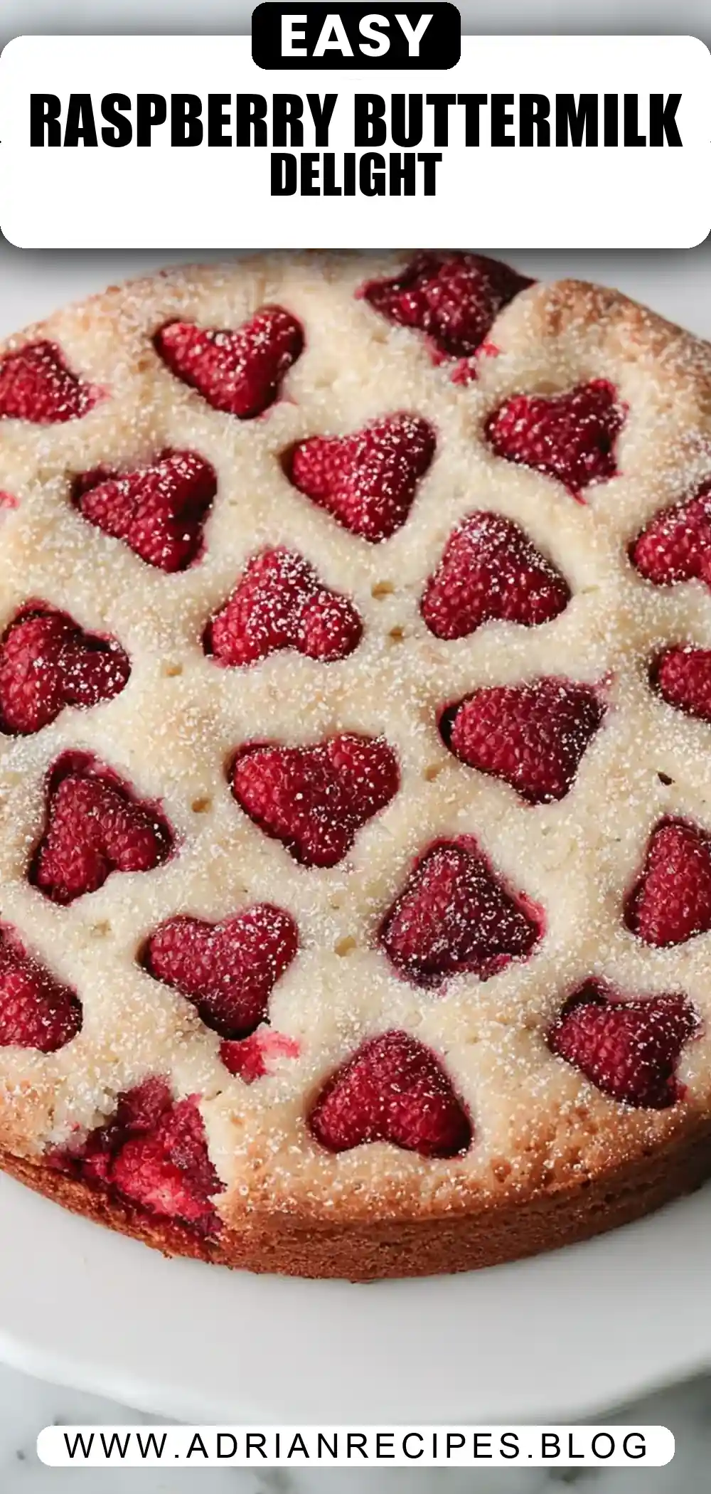 Raspberry Buttermilk Cake