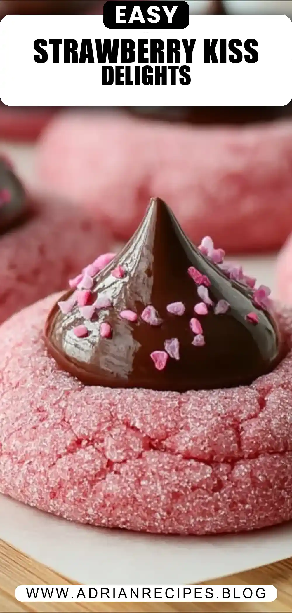 Strawberry Kiss Cookies