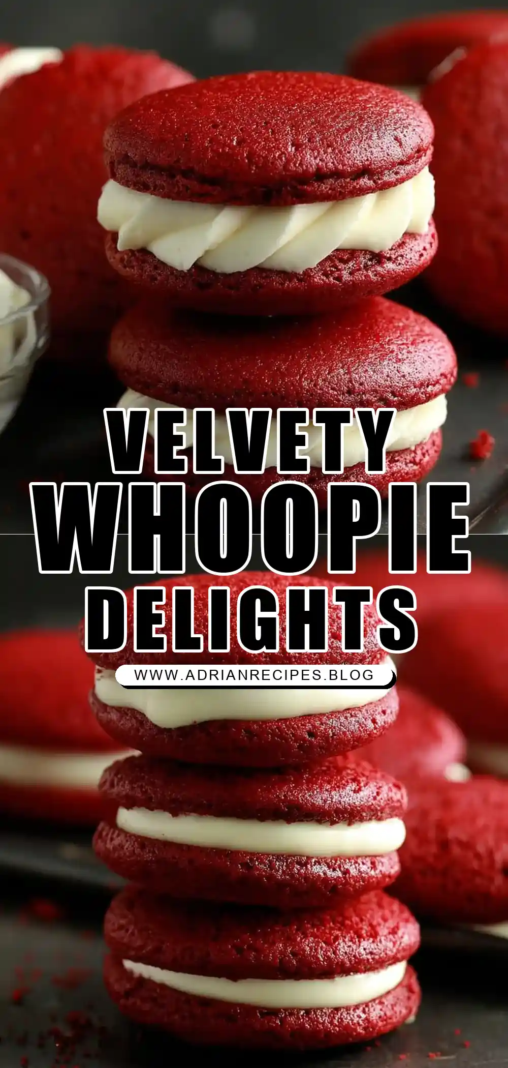 Red Velvet Whoopie Pies