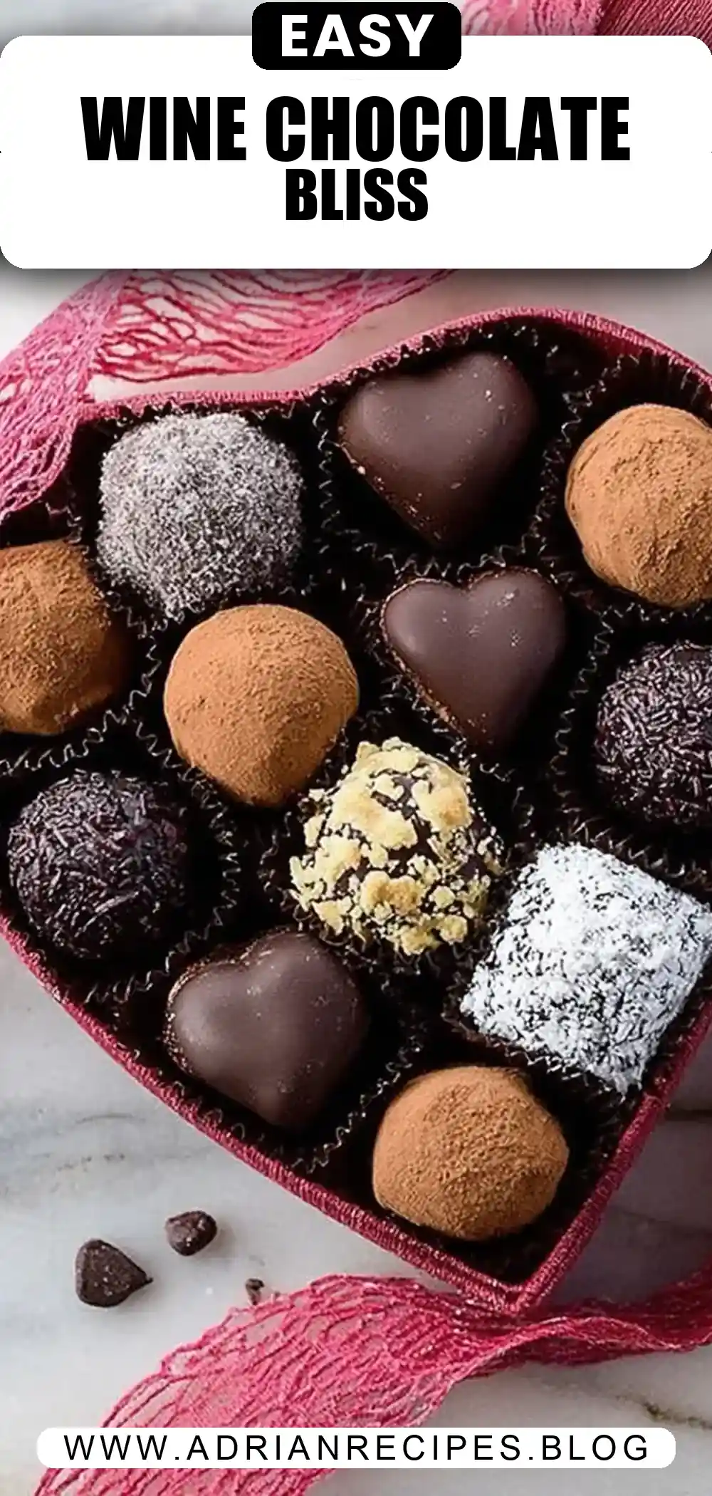 Red Wine Chocolate Truffles