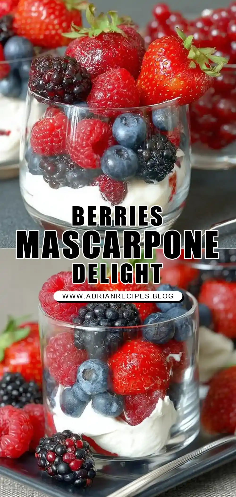 Berries with Sweet Mascarpone Cream Recipe