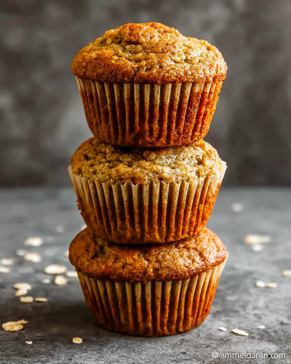 A delicious plate of Banana Bread Muffins