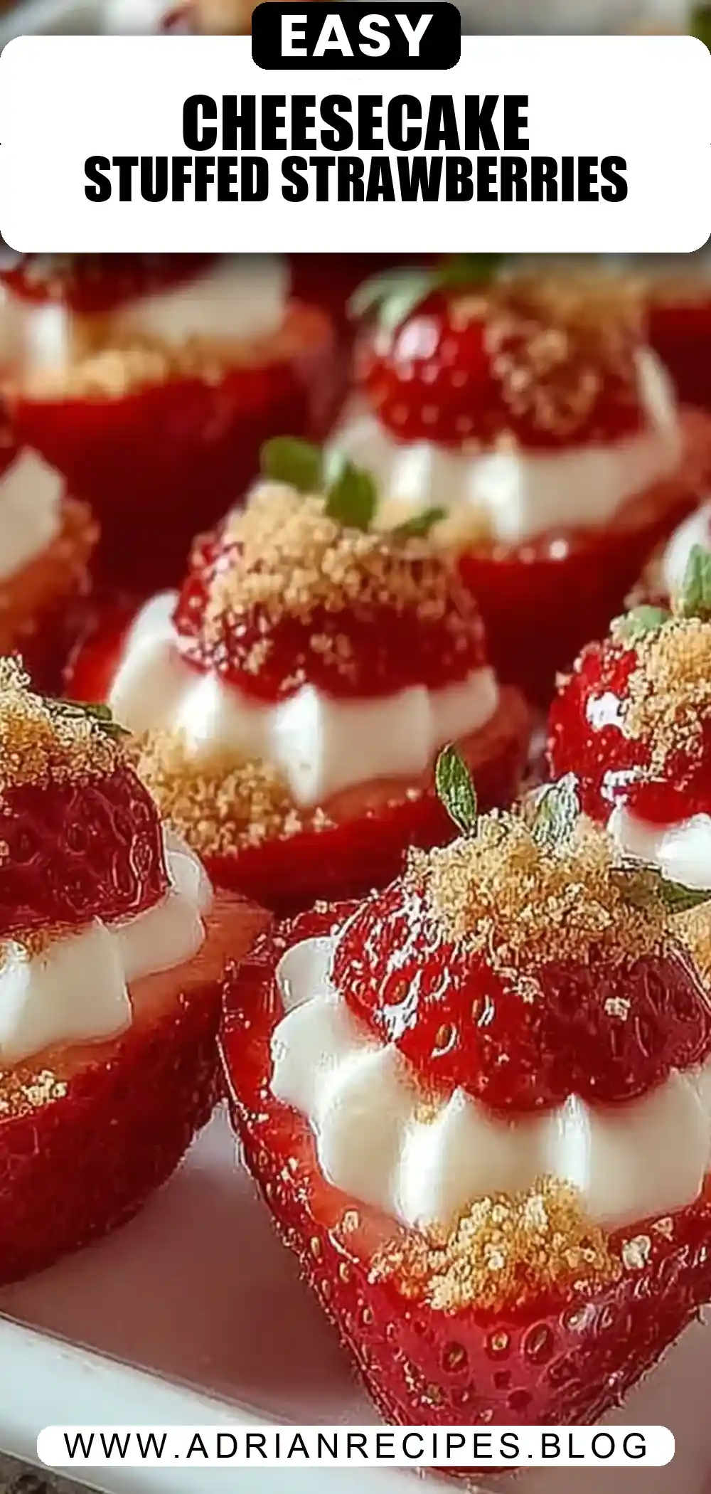 Sweetheart Cheesecake Deviled Strawberries Quick Recipe