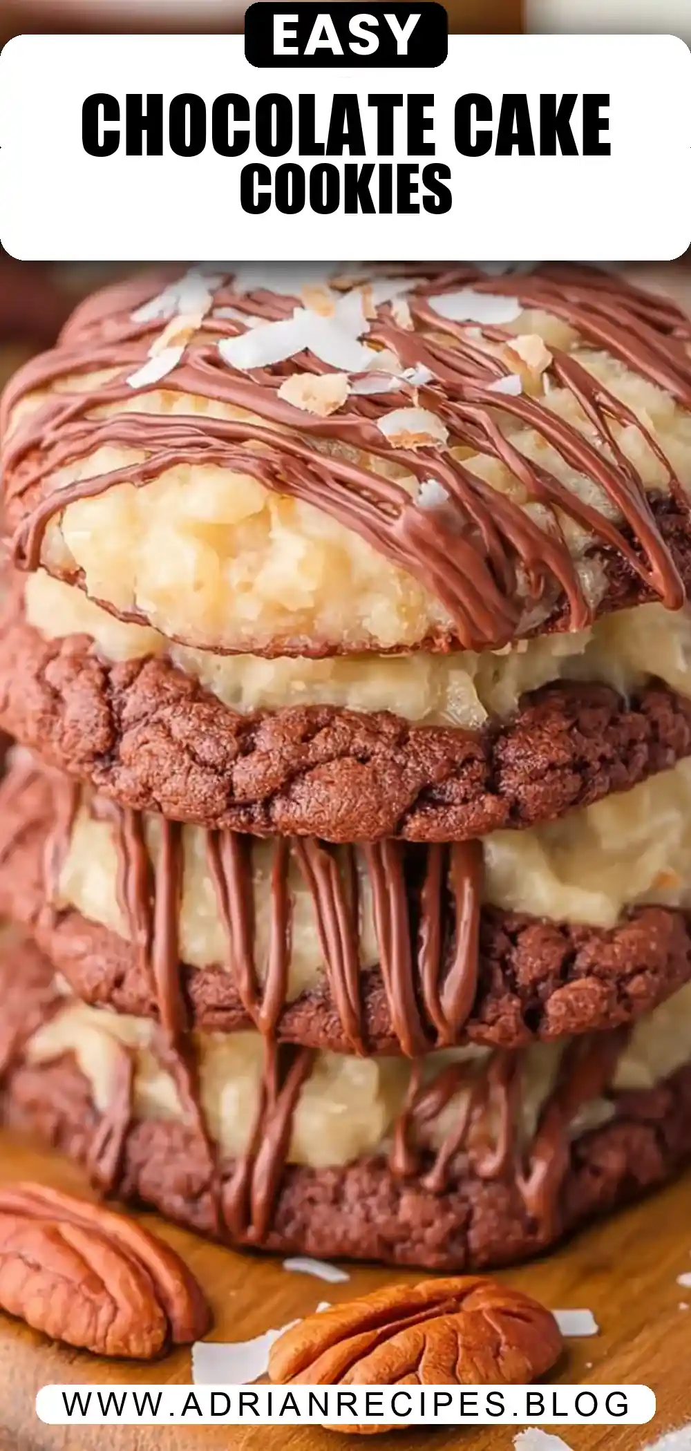 German Chocolate Cake Cookies