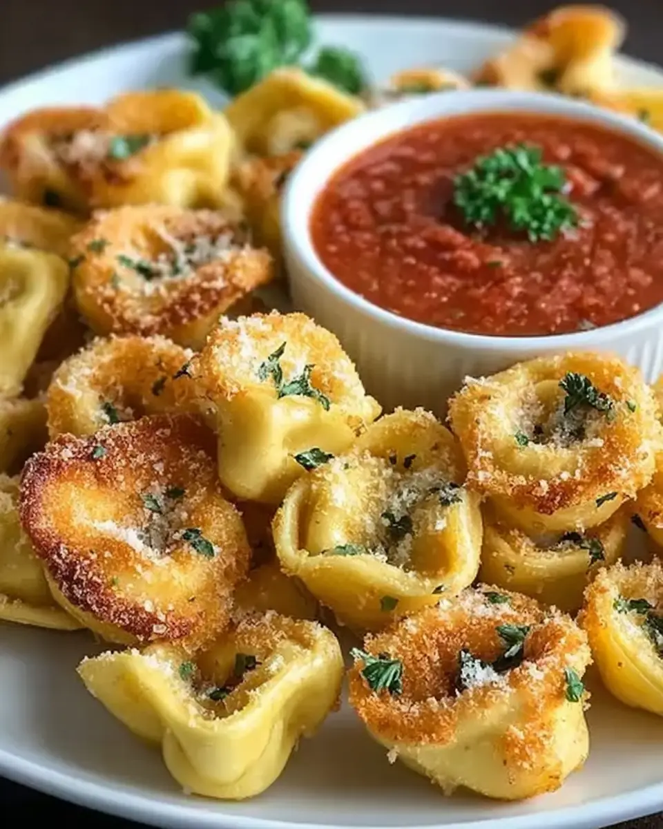 A delicious plate of DELICIOUS TORTELLINI PARTY SNACKS READY IN 30 MINUTES