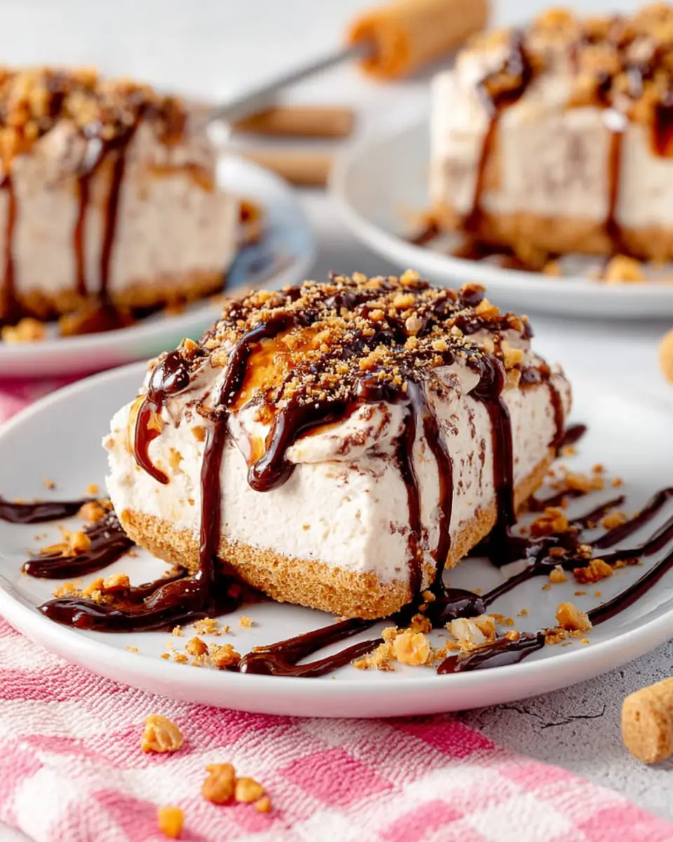 A delicious plate of Drumstick Frozen Dessert