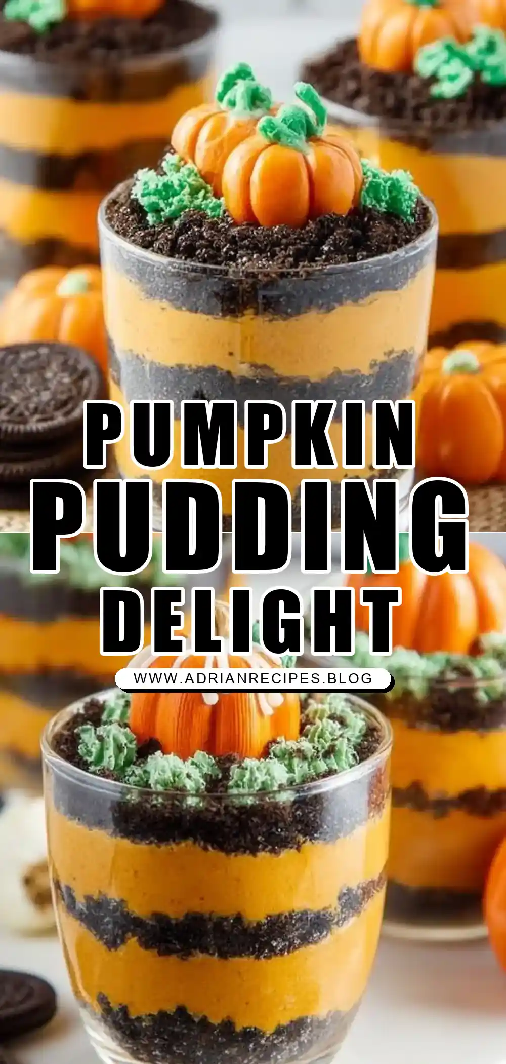 Pumpkin Patch Pudding Cups Recipe