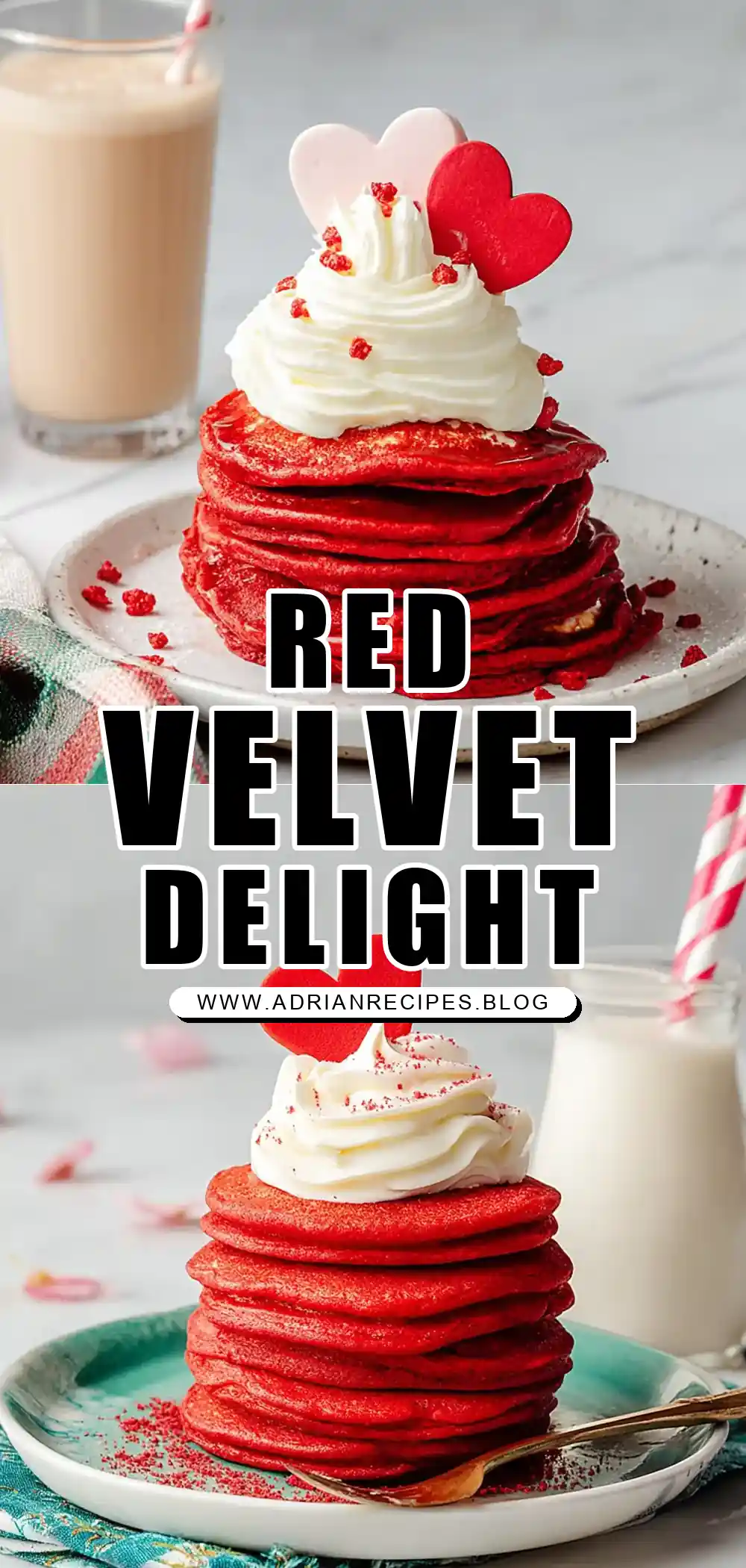 Red Velvet Pancakes