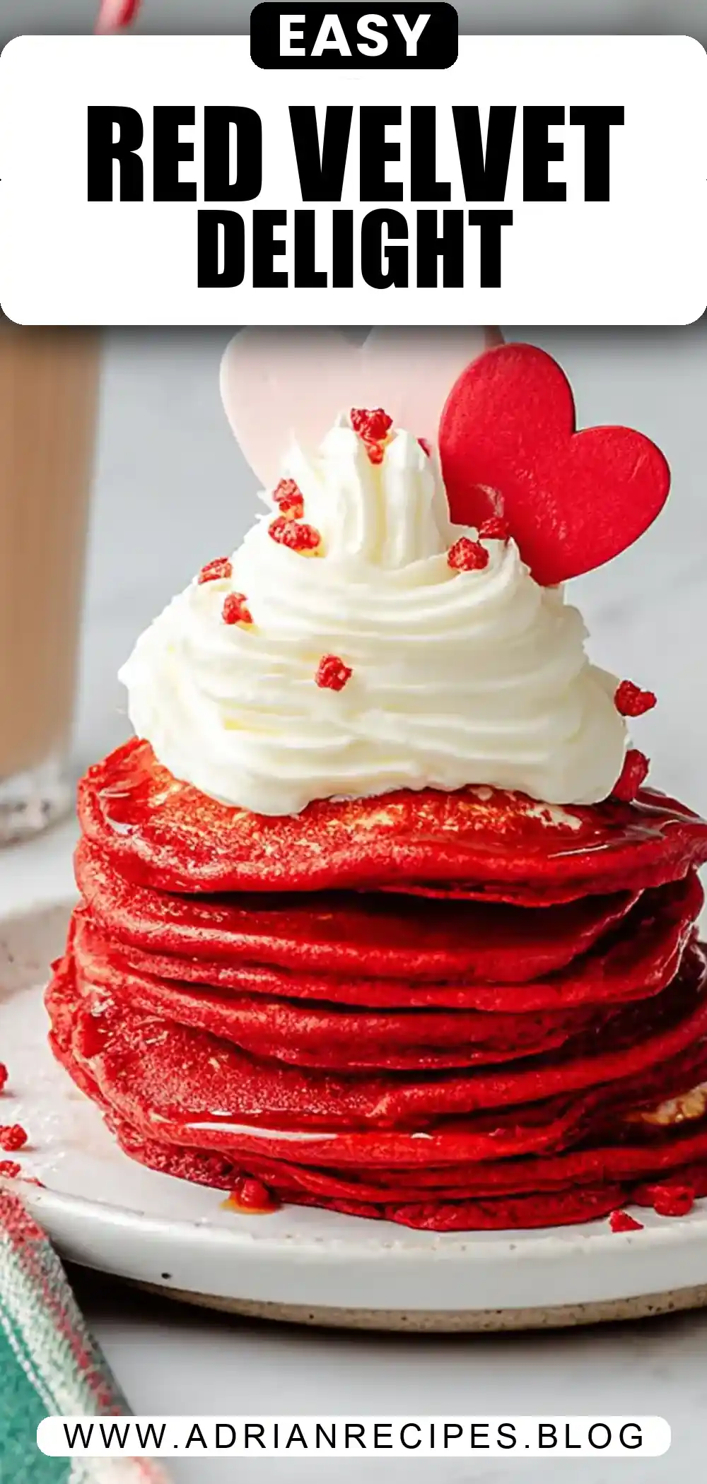 Red Velvet Pancakes