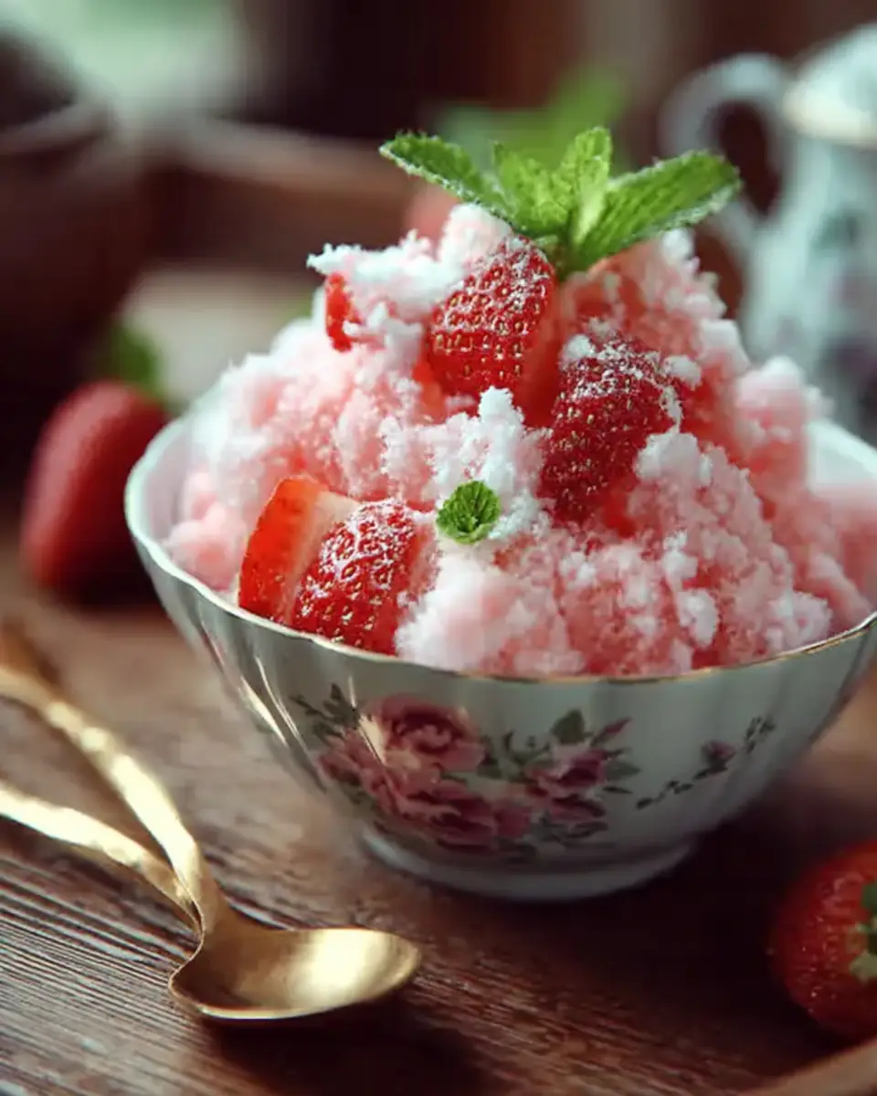 A delicious plate of Strawberry Cotton Candy Salad