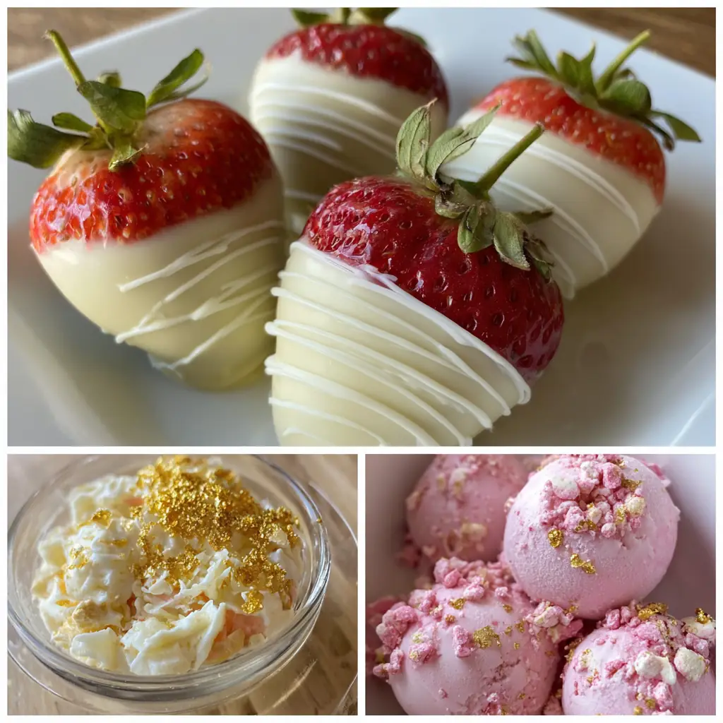 A delicious plate of Sweet Strawberry Shortcake Easter Egg Bombs You’ll Love