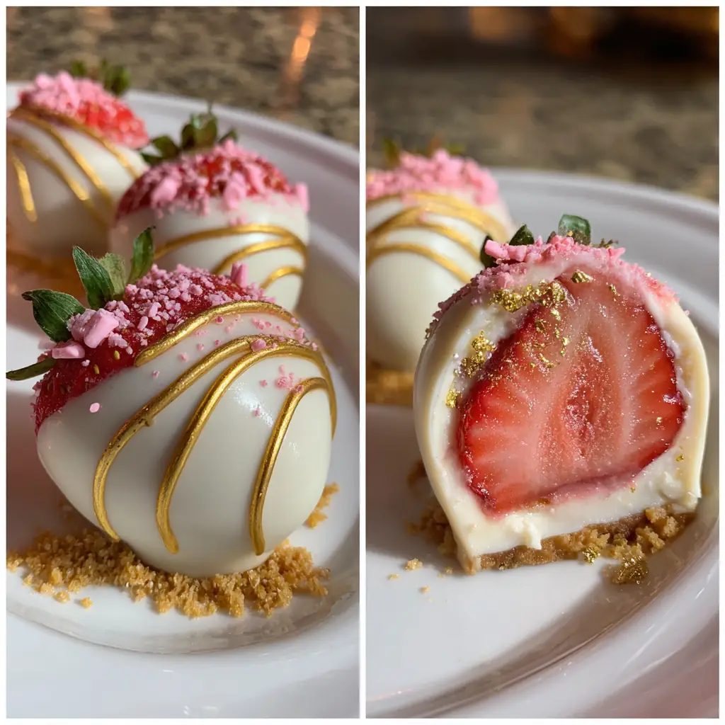 A delicious plate of Sweet Strawberry Shortcake Easter Egg Bombs You’ll Love