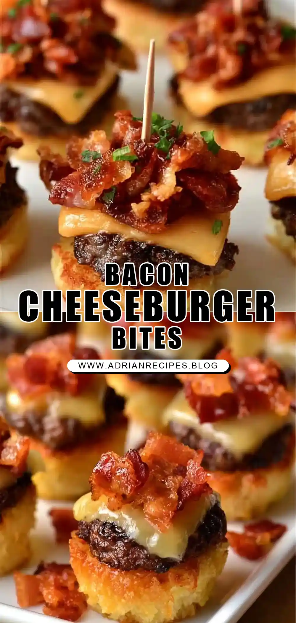 Mini Bacon Cheeseburger Bites