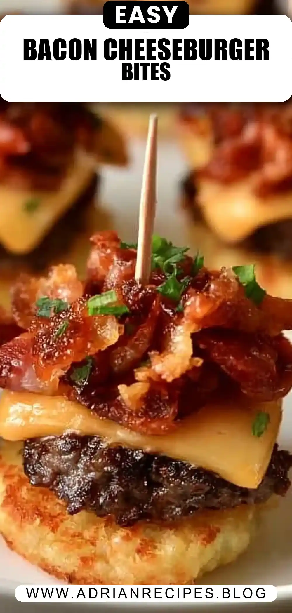 Mini Bacon Cheeseburger Bites