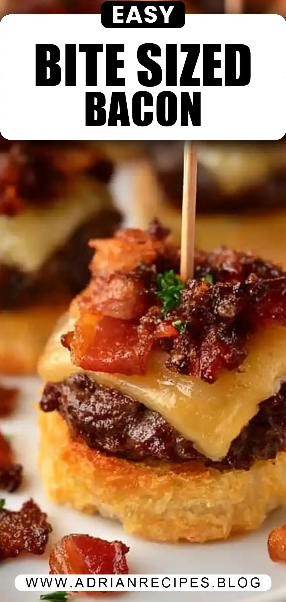 Mini Bacon Cheeseburger Bites