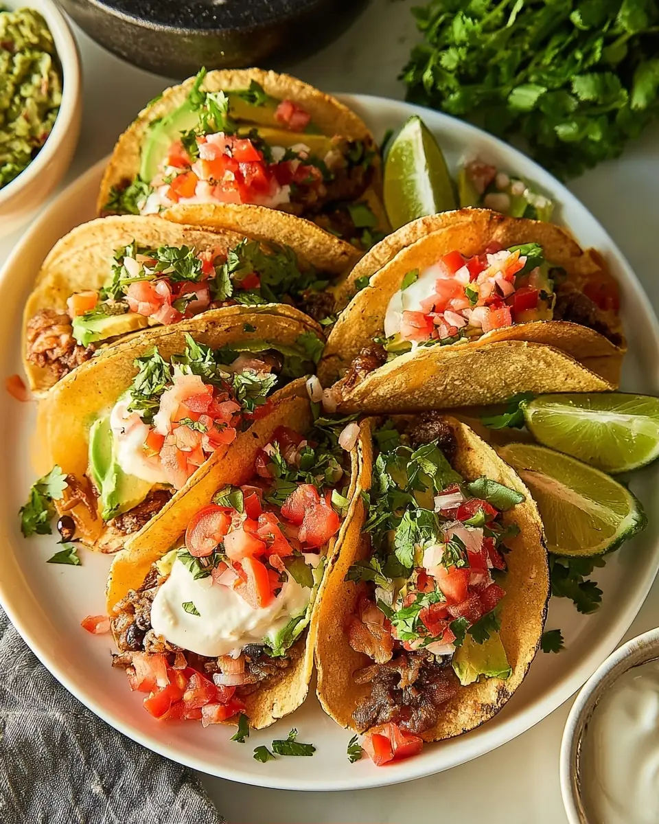 A delicious plate of Baked Tacos