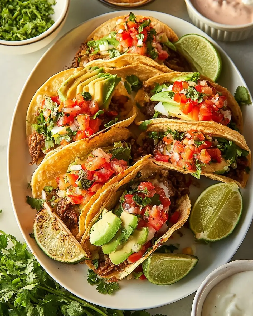 A delicious plate of Baked Tacos