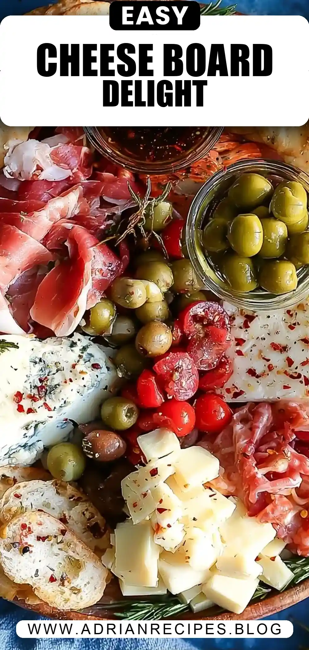 Antipasto Appetizer Cheese Board