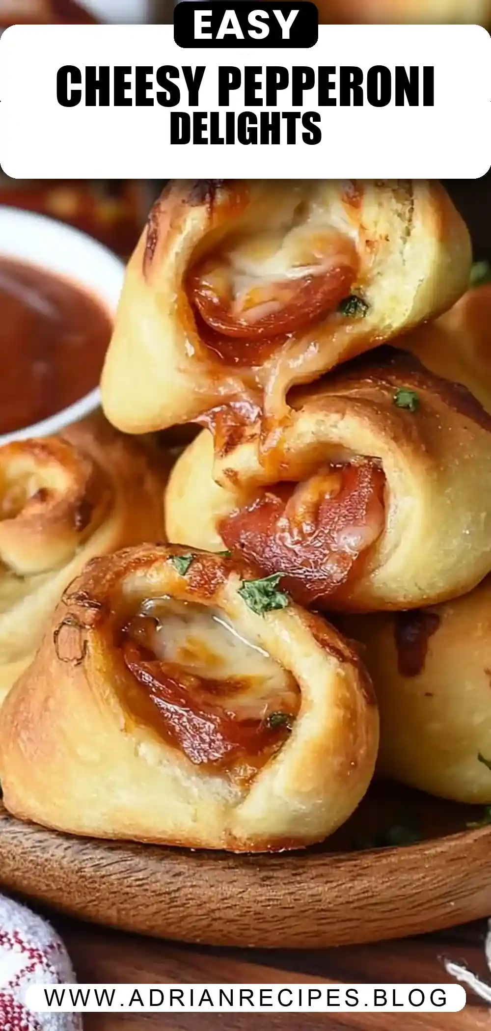 Pepperoni Cheese Pizza Bombs