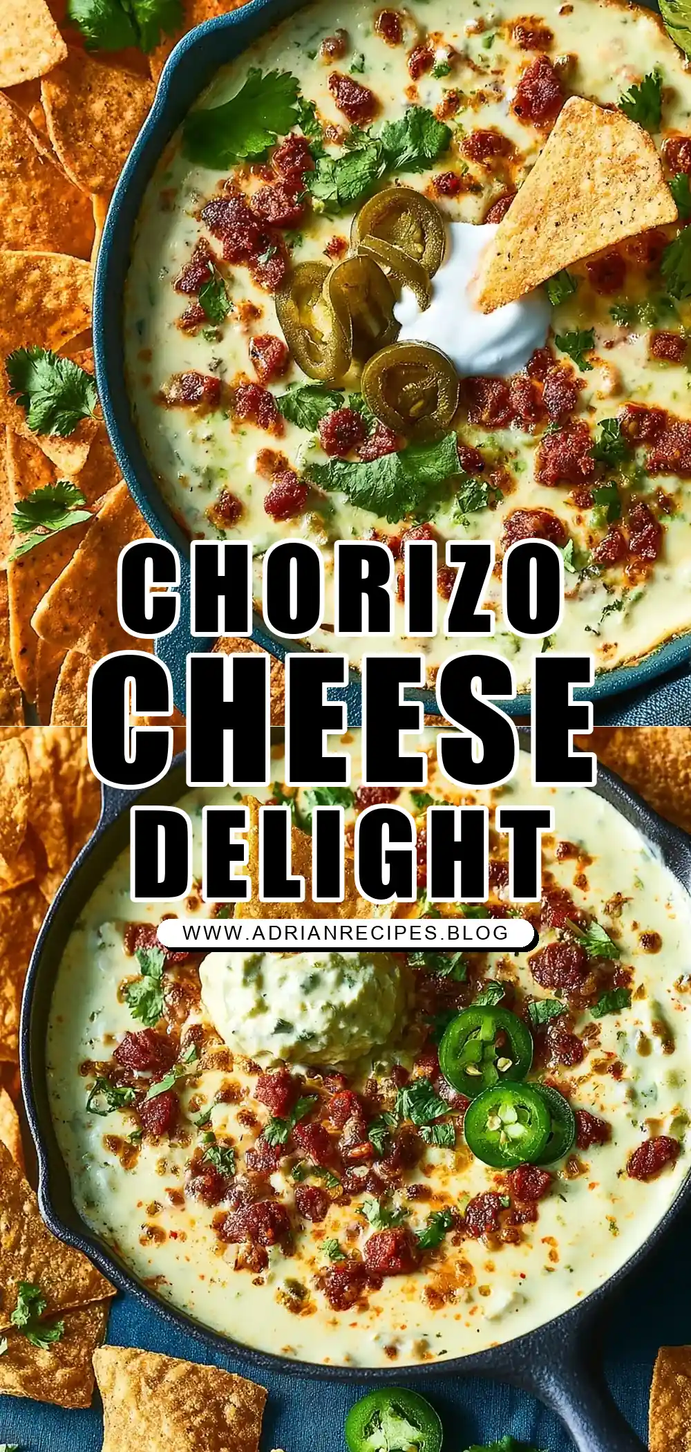 Creamy Chorizo Queso Dip