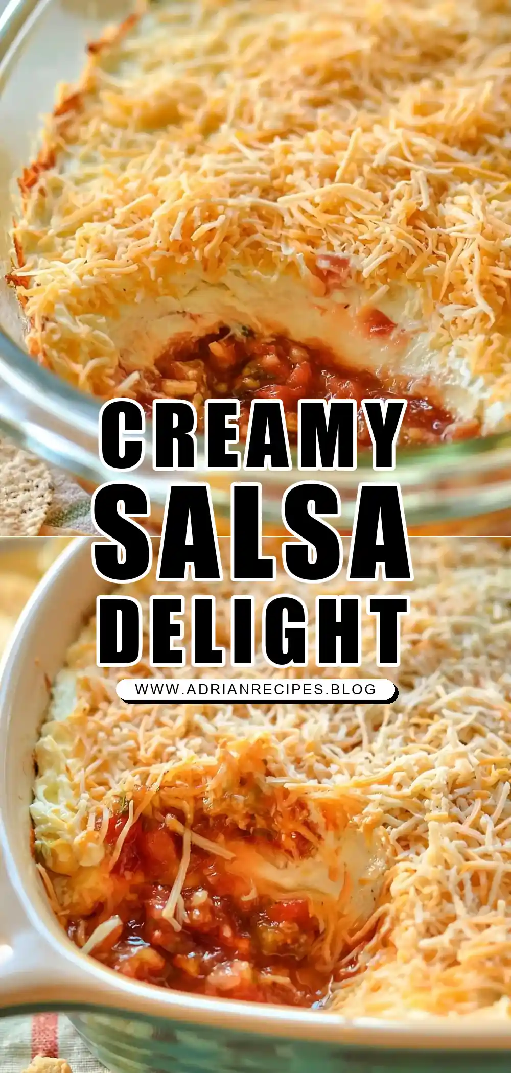 Layered Cream Cheese and Salsa Dip