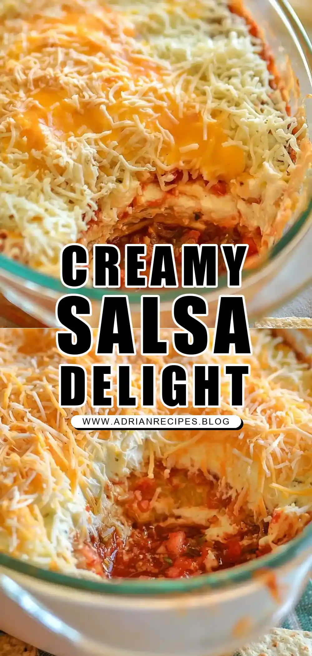 Layered Cream Cheese and Salsa Dip