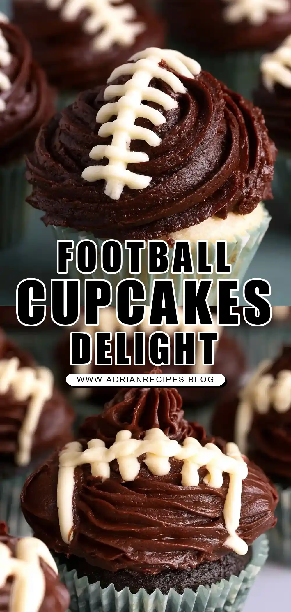 The Best Football Themed Cupcake for the Super Bowl