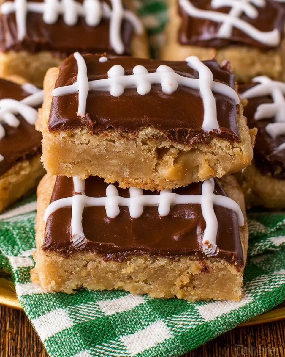 Football Cookie Bars