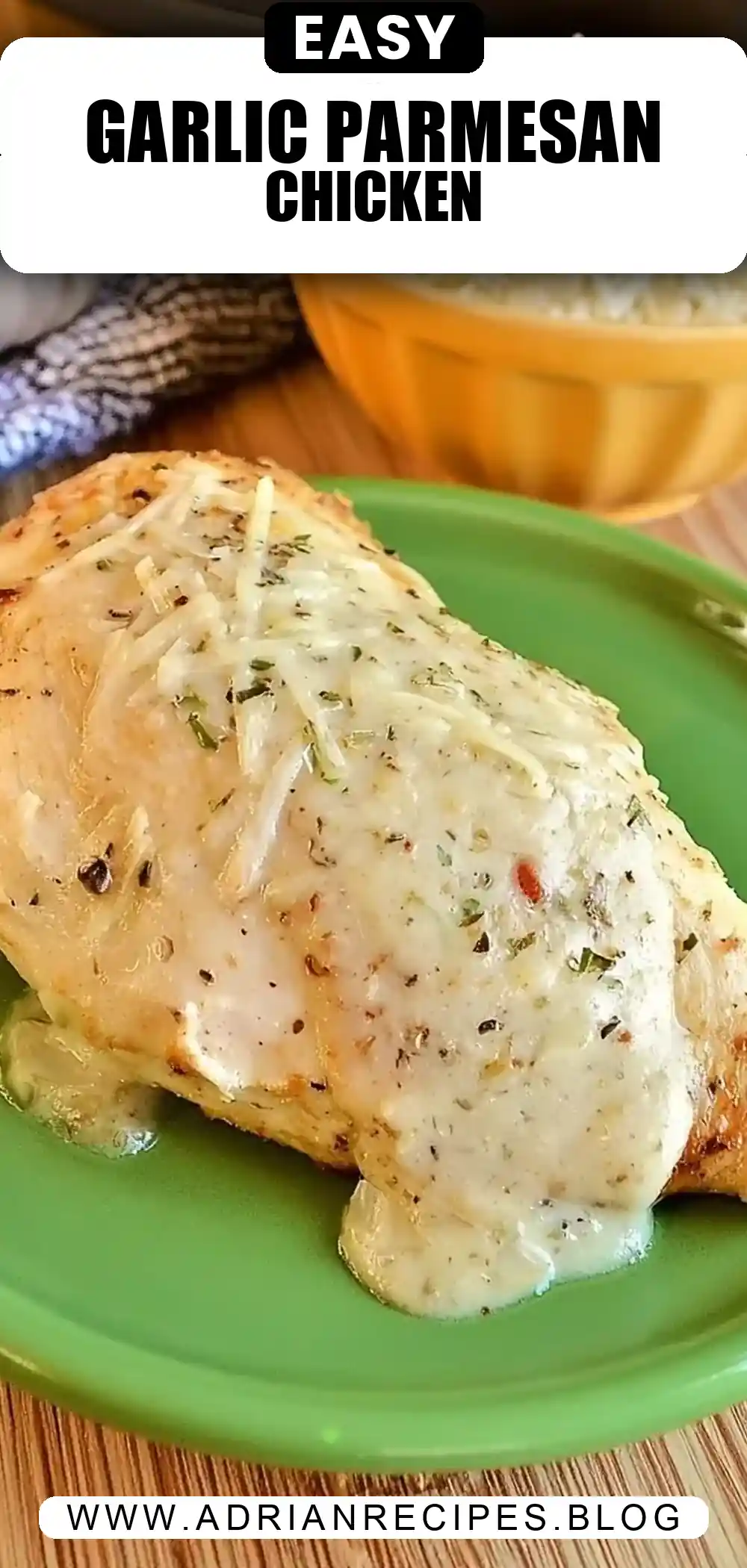 Crock Pot Garlic Parmesan Chicken