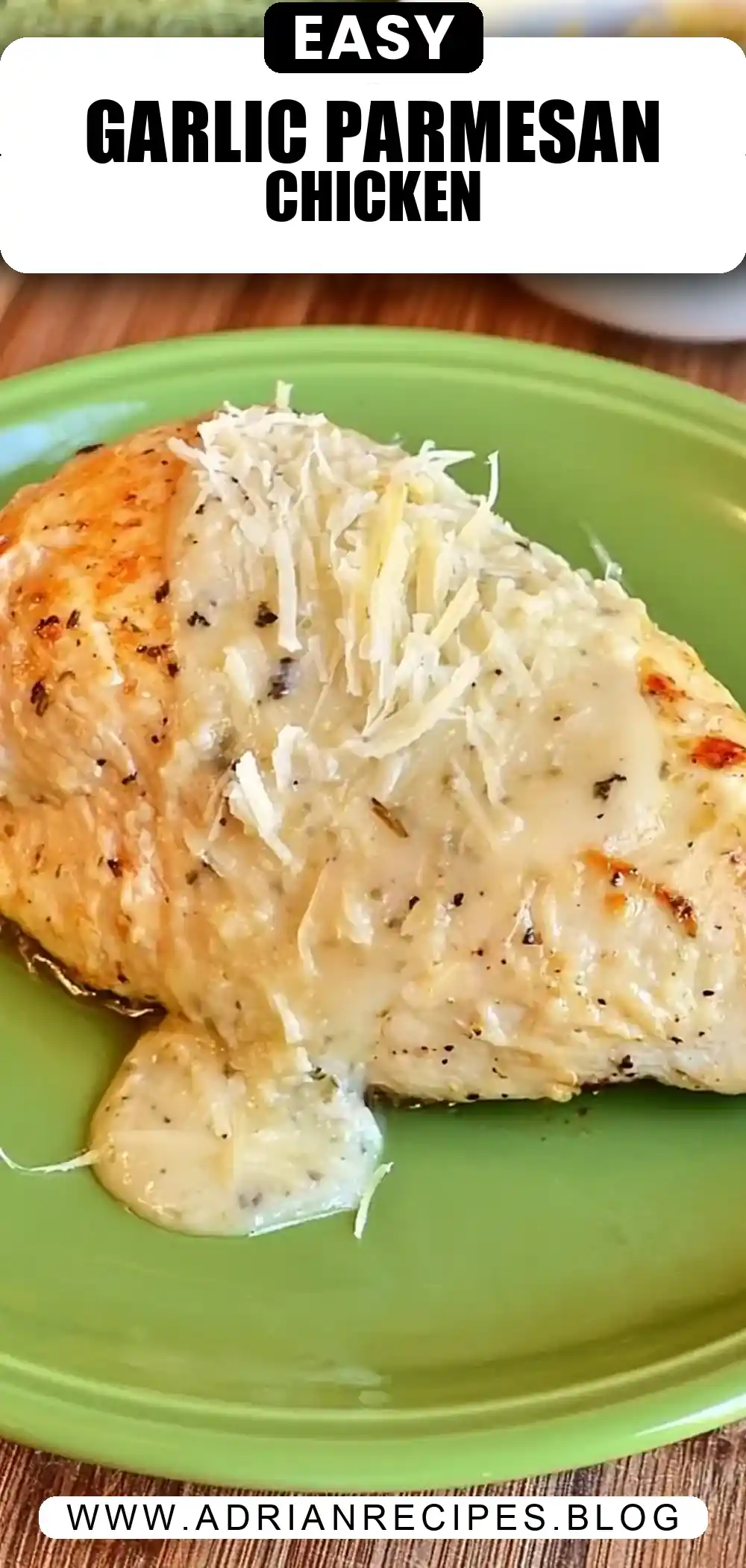 Crock Pot Garlic Parmesan Chicken